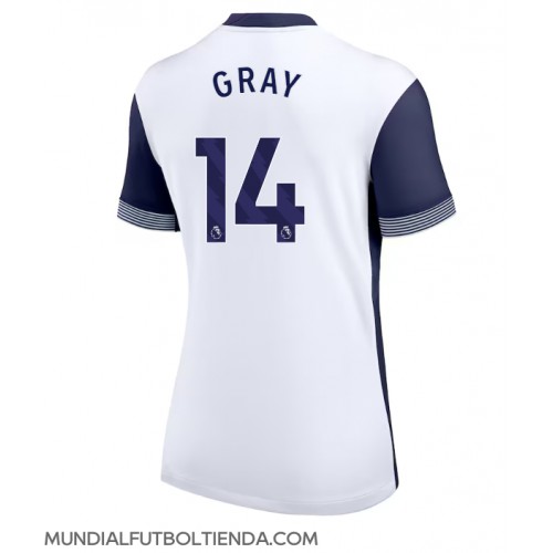 Camiseta Tottenham Hotspur Archie Gray #14 Primera Equipación Replica 2024-25 para mujer mangas cortas